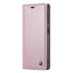 Кожиный чехол-книжка „CaseMe“ Leather - розовый (Galaxy A54) цена и информация | Чехлы для телефонов | 220.lv