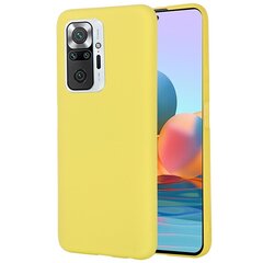 Твердый силиконовый чехол (TPU) „Shell“ - жёлтый (Redmi Note 10 Pro) цена и информация | Чехлы для телефонов | 220.lv