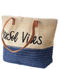 Мега большая летняя пляжная сумка с надписью цена и информация | Женские сумки | 220.lv