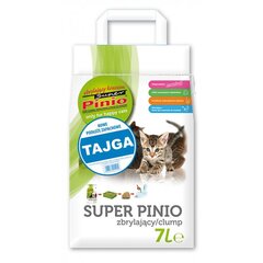 Pakaiši kaķiem Super Pinio Kruszon Taiga 7 L cena un informācija | Kaķu smiltis, pakaiši | 220.lv
