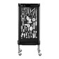 Frizētavas galds uz riteņiem Gabbiano X11-9, melns cena un informācija | Mēbeles skaistumkopšanas saloniem | 220.lv