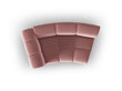 Atpūtas krēsls Windsor & Co Cassini, rozā цена и информация | Atpūtas krēsli | 220.lv