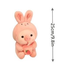Plīša rotaļlieta Cūka, rozā, 25 cm cena un informācija | Mīkstās (plīša) rotaļlietas | 220.lv