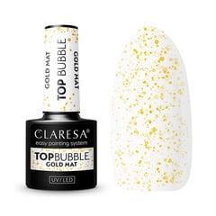 claresa top bubble gold deep nail polish -5g цена и информация | Лаки для ногтей, укрепители | 220.lv