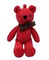Plīša lācis, sarkans, 15cm cena un informācija | Mīkstās (plīša) rotaļlietas | 220.lv