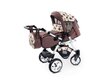 Universālie rati ar autokrēsliņu 3in1 Urbano Travel System, brown cena un informācija | Bērnu rati | 220.lv