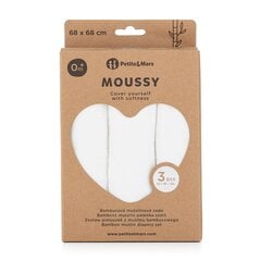 Muslīna autiņbiksītes FDA Petite&Mars Moussy, 3 gab. цена и информация | Пеленальные доски и пеленки | 220.lv