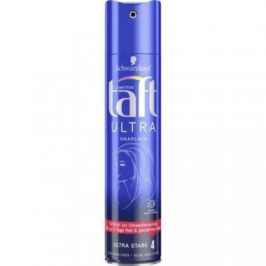 Matu laka Taft Ultra Strengthened, 4, 250 ml cena un informācija | Matu veidošanas līdzekļi | 220.lv