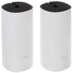 Visas mājas wi-fi sistēma DECO-M4 2,4 GHz, 5 GHz 300 Mbps + 867 Mbps TP-LINK цена и информация | Маршрутизаторы (роутеры) | 220.lv