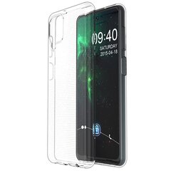 Самый тонкий TPU чехол - прозрачный (Galaxy A12) цена и информация | Чехлы для телефонов | 220.lv