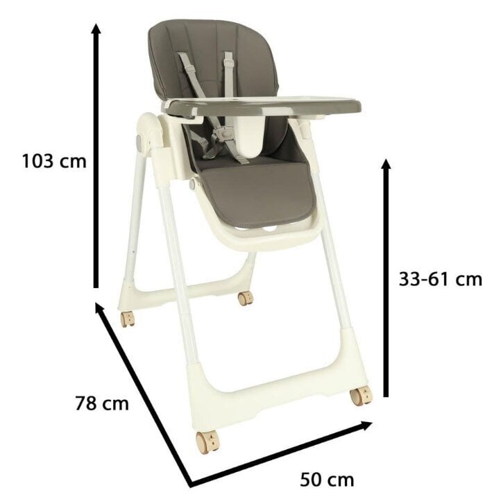 Bērnu barošanas krēsls RoGer cena un informācija | Barošanas krēsli | 220.lv