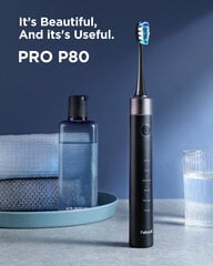 FairyWill Sonic toothbrush with head set and case FW-P80 (Black) цена и информация | Электрические зубные щетки | 220.lv