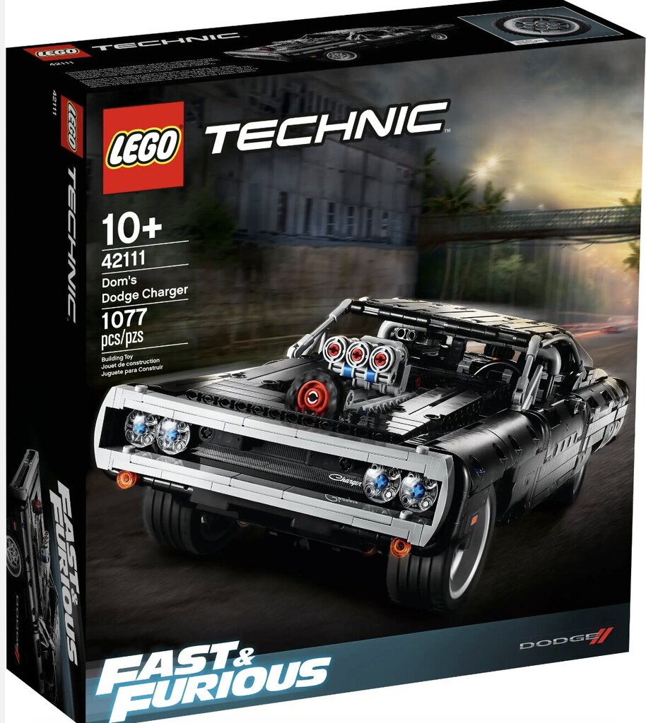 42111 LEGO® Technic Dom's Dodge Charger cena un informācija | Konstruktori | 220.lv