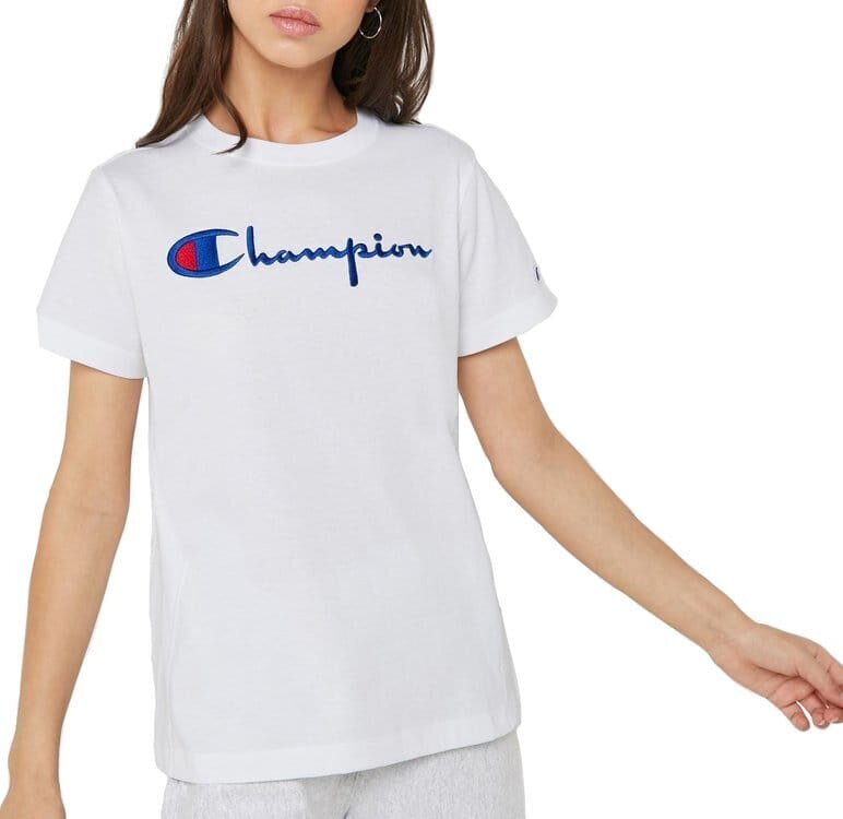 Champion T-krekls sievietēm 110992-WW001, balts cena un informācija | T-krekli sievietēm | 220.lv