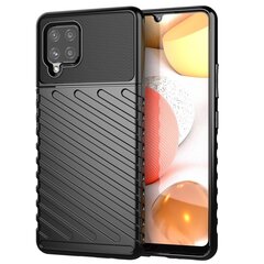 „Twill“  твердый силиконовый (TPU) чехол - чёрный (Galaxy A42 5G) цена и информация | Чехлы для телефонов | 220.lv