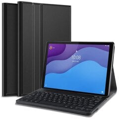 Чехол-книжка с клавиатурой - чёрный (Tab M10 10.1" HD Gen 2) цена и информация | Чехлы для планшетов и электронных книг | 220.lv