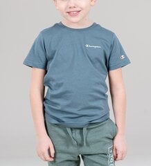 Champion T-krekls bērniem 306128-ES017, zils цена и информация | Рубашки для мальчиков | 220.lv