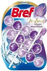 Средство для чистки и освежения туалетов BREF Deluxe Magic Moonflower, 3х50 г цена и информация | Чистящие средства | 220.lv