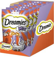 Dreamies Mix для кошек с уткой и курицей, 6х60 г цена и информация | Лакомства для кошек | 220.lv