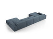 Stūra dīvāns Windsor & Co Lupus, zils цена и информация | Stūra dīvāni | 220.lv