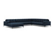 Stūra dīvāns Cosmopolitan Design Bali, zils цена и информация | Stūra dīvāni | 220.lv