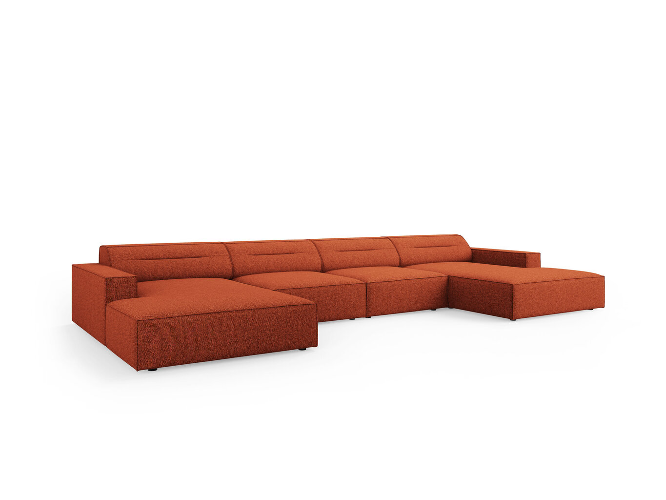 Stūra dīvāns Windsor & Co Lupus, oranžs цена и информация | Stūra dīvāni | 220.lv