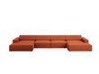 Stūra dīvāns Windsor & Co Lupus, oranžs цена и информация | Stūra dīvāni | 220.lv