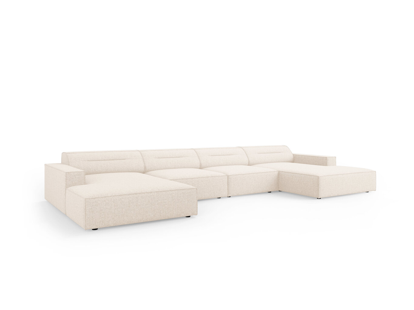 Stūra dīvāns Windsor & Co Lupus, smilškrāsas цена и информация | Stūra dīvāni | 220.lv