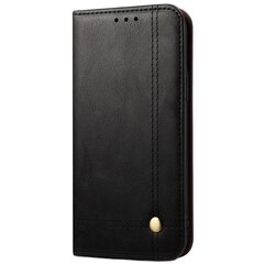 „Deluxe“ чехол-книжка - чёрный (iPhone 12 / 12 Pro) цена и информация | Чехлы для телефонов | 220.lv