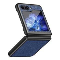 „Deluxe Leather“ чехол - синий (Galaxy Flip5) цена и информация | Чехлы для телефонов | 220.lv