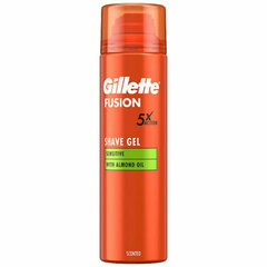 Гель для бритья «Gillette» Fusion Sensitive 200 мл цена и информация | Косметика и средства для бритья | 220.lv