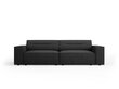 Dīvāns Windsor & Co Lupus, melns цена и информация | Dīvāni | 220.lv