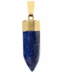 Ожерелье с подвеской из натурального камня Ляпис-лазурь цена и информация | Украшения на шею | 220.lv