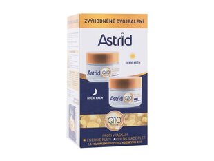 Sejas krēmu komplekts nobriedušai ādai Astrid Q10 Miracle sievietēm: dienas krēms, 50 ml + nakts krēms, 50 ml cena un informācija | Sejas krēmi | 220.lv