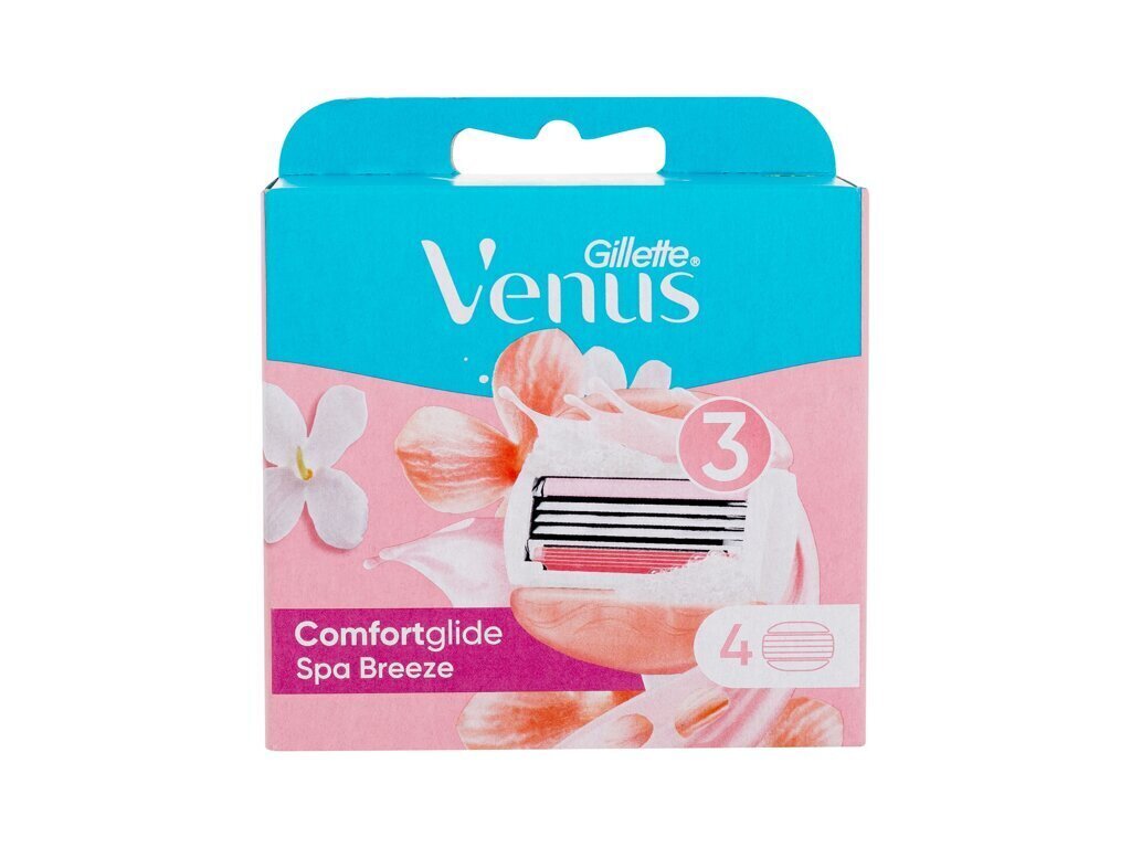 Skūšanās galviņas Gillette Venus Spa Breeze Asmeņi sievietēm, 4 gab. cena un informācija | Skūšanās piederumi, kosmētika | 220.lv