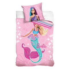 Bērnu gultas komplekts Barbie, 140x200 cm, 2 daļas cena un informācija | Bērnu gultas veļa | 220.lv