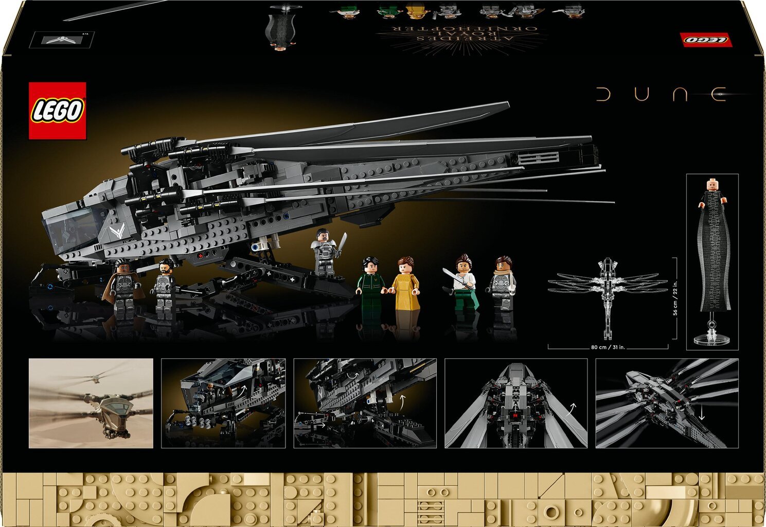 10327 LEGO® Icons Kopa – Atreides Royal Ornithopter cena un informācija | Konstruktori | 220.lv