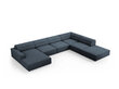 Stūra dīvāns Windsor & Co Lupus, zils цена и информация | Stūra dīvāni | 220.lv