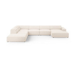Stūra dīvāns Windsor & Co Lupus, smilškrāsas cena un informācija | Stūra dīvāni | 220.lv