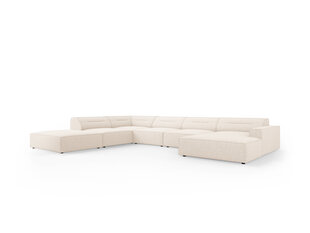Stūra dīvāns Windsor & Co Lupus, smilškrāsas cena un informācija | Stūra dīvāni | 220.lv
