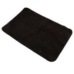 коврик для ванной 45x70 см черный цена и информация | Аксессуары для ванной комнаты | 220.lv