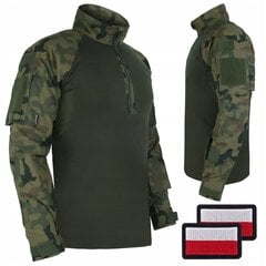 Vīriešu krekliņš Dominator Urban Combat Combat Shirt Wz.93 meža pantera/zaļš цена и информация | Мужские толстовки | 220.lv