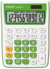 Kalkulators Rebell SDC912 GR cena un informācija | Kancelejas preces | 220.lv