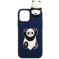Твердый силиконовый чехол „Squezy“ Panda (TPU) - синий (iPhone 12 / 12 Pro) цена и информация | Чехлы для телефонов | 220.lv