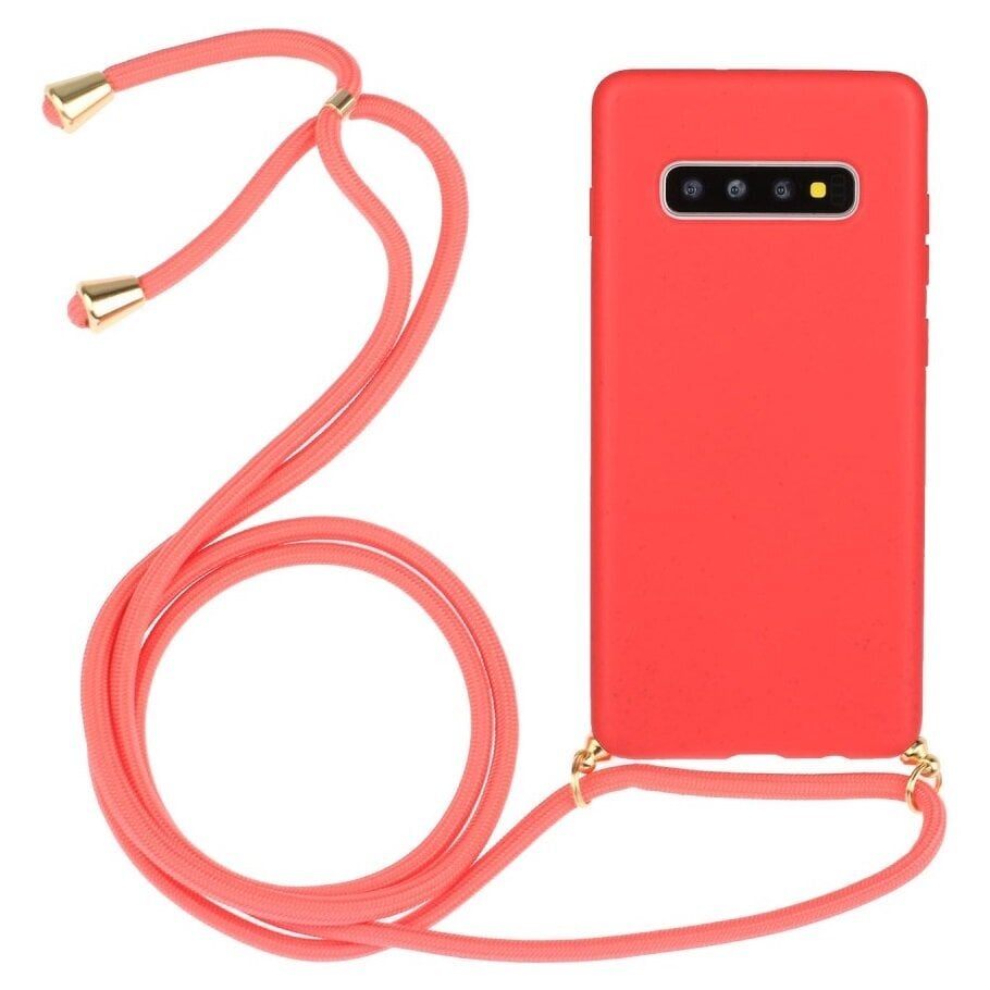 Strap cieta silikona TPU apvalks - rozs Galaxy S10 cena un informācija | Telefonu vāciņi, maciņi | 220.lv