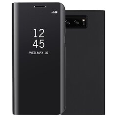 Plastmasas atvērams maciņš - melns Galaxy Note 8 cena un informācija | Telefonu vāciņi, maciņi | 220.lv