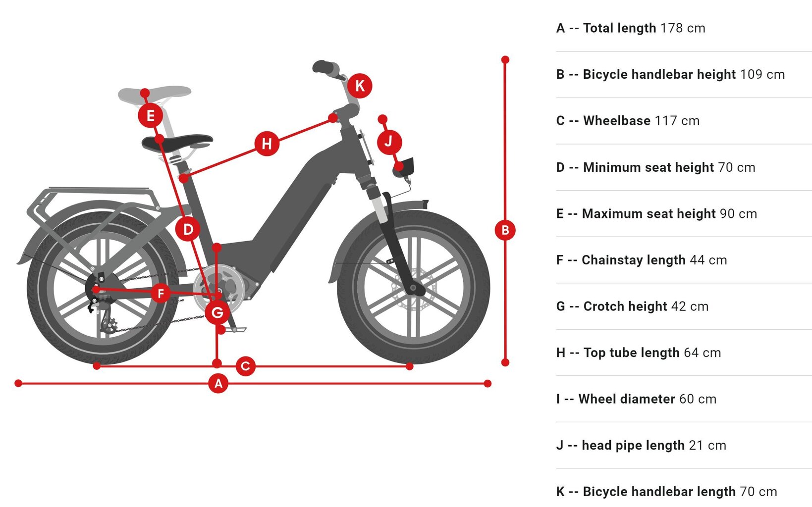 Elektriskais velosipēds Himiway Big Dog, 20", melns цена и информация | Elektrovelosipēdi | 220.lv