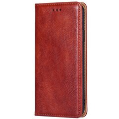 Твердый чехол-книжка - коричневый  (OnePlus Nord N10 5G) цена и информация | Чехлы для телефонов | 220.lv