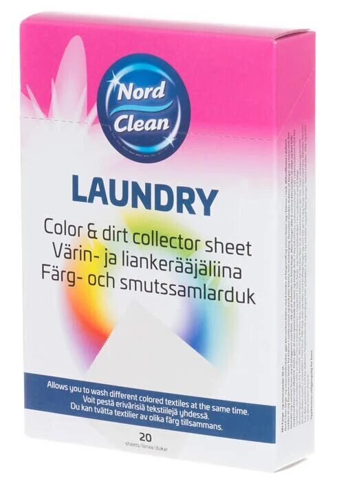 Nord Clean krāsu uztvērēji 20 gab cena un informācija | Veļas mazgāšanas līdzekļi | 220.lv