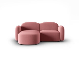 Stūra dīvāns Interieurs 86 Laurent, rozā cena un informācija | Stūra dīvāni | 220.lv